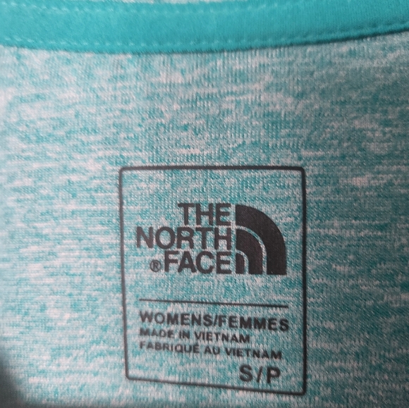 Sm Teal North Face Quarter Zip With Thumb Loopholes - Picture 8 of 8